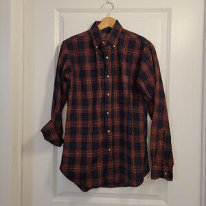 Vintage Sir Pendleton 100% Virgin Wool Long Sleeve Button Shirt Small Plaid